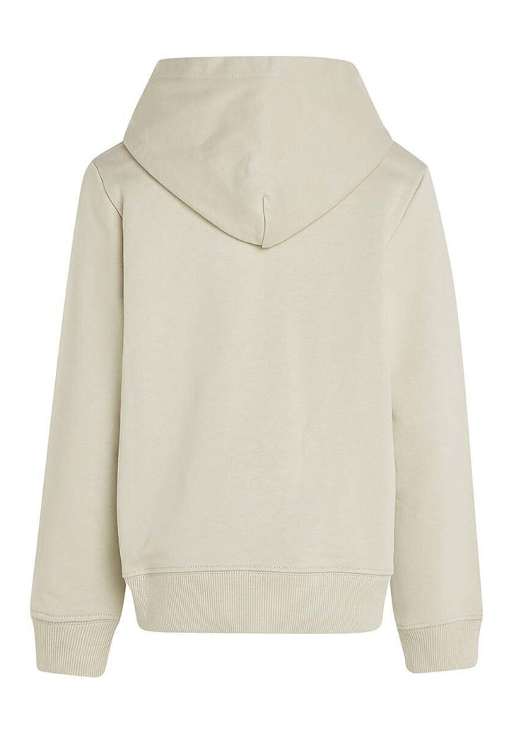 Sweat-shirt unisexe beige à col rond