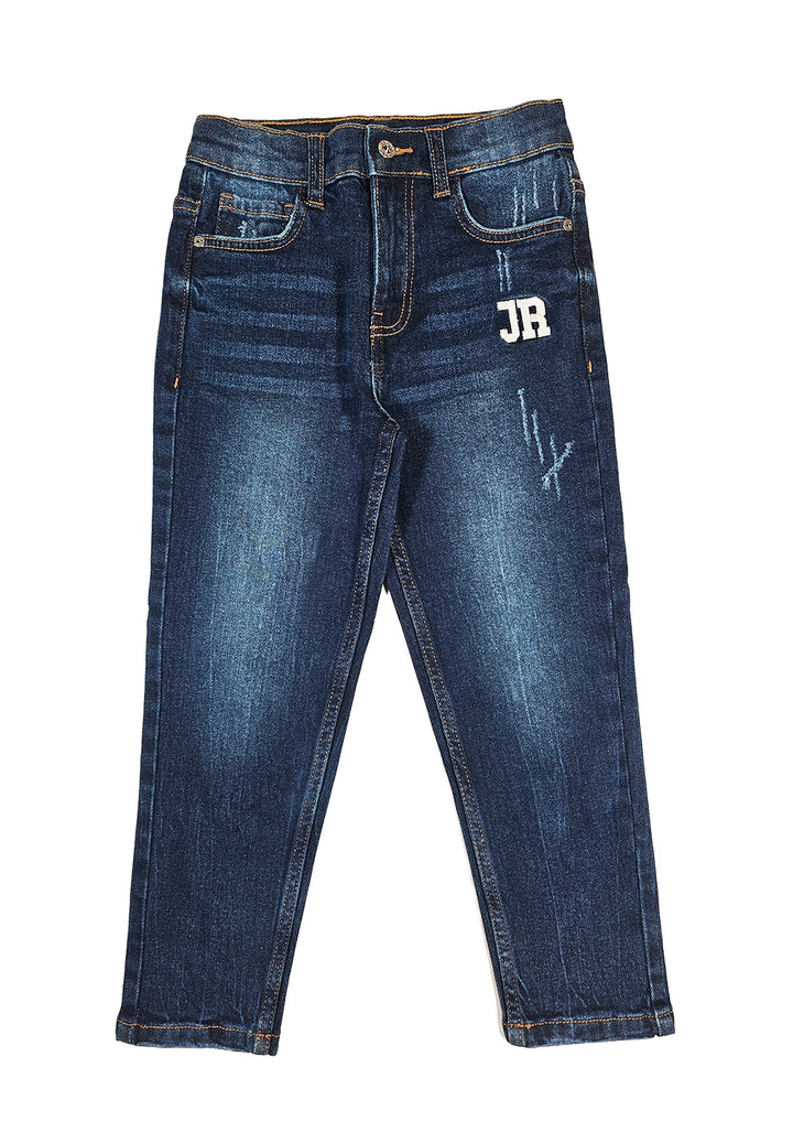 Jeans blu denim per bambino