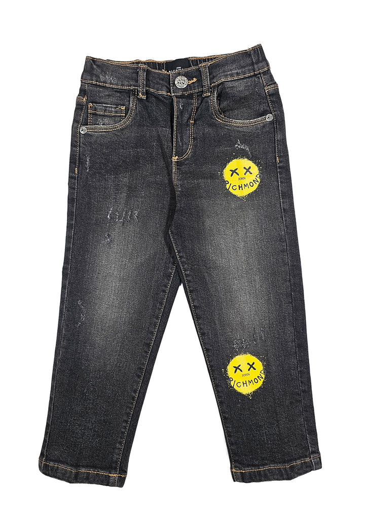 Jeans nero per neonata