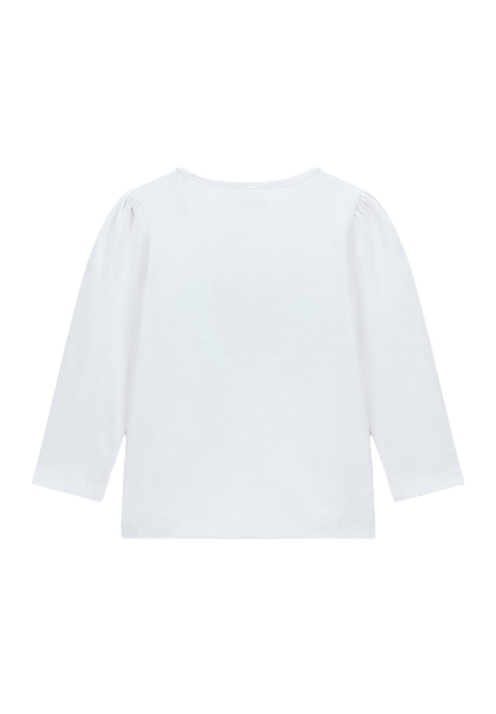 T-shirt bianca per bambina