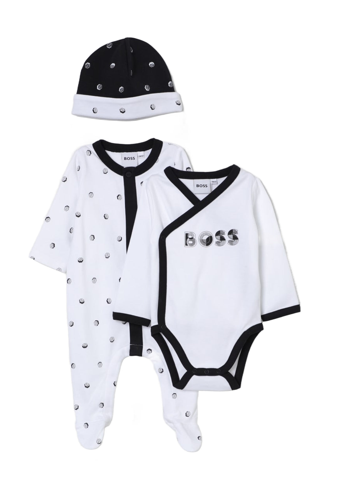 Set tutina 3 pz bianco per neonato
