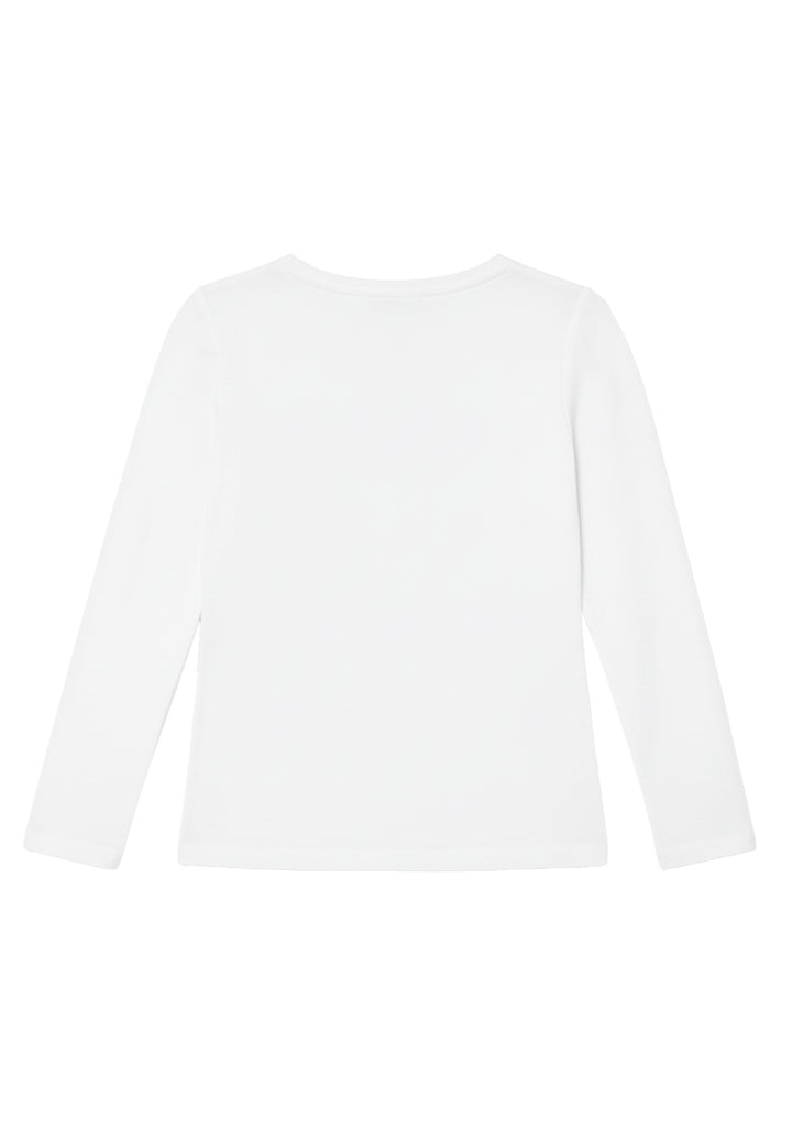 T-shirt bianca per bambina