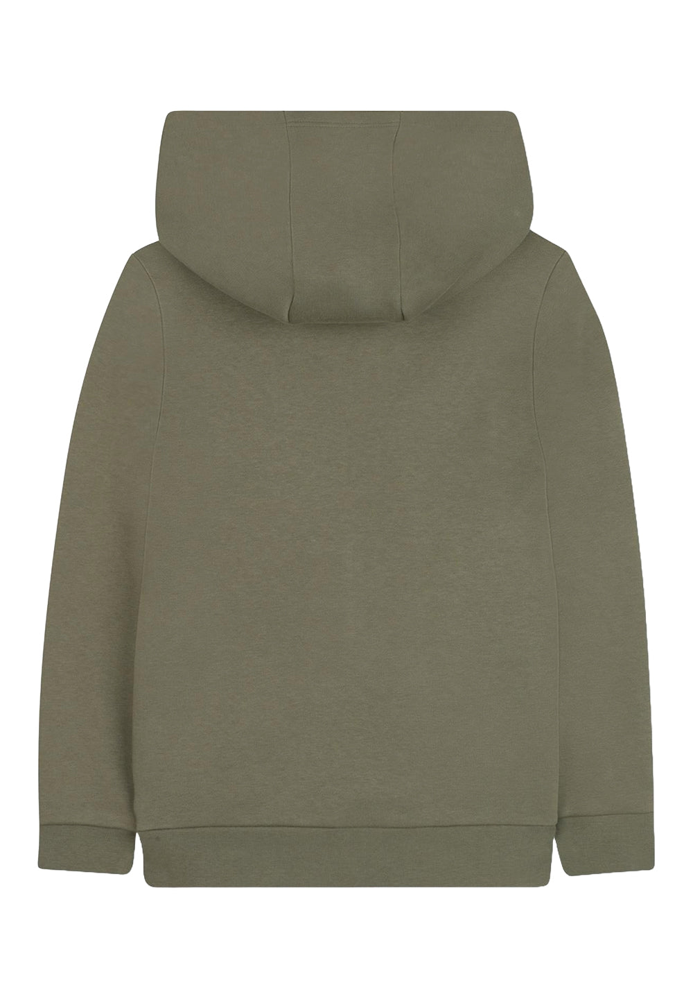 Felpa cappuccio verde per bambino