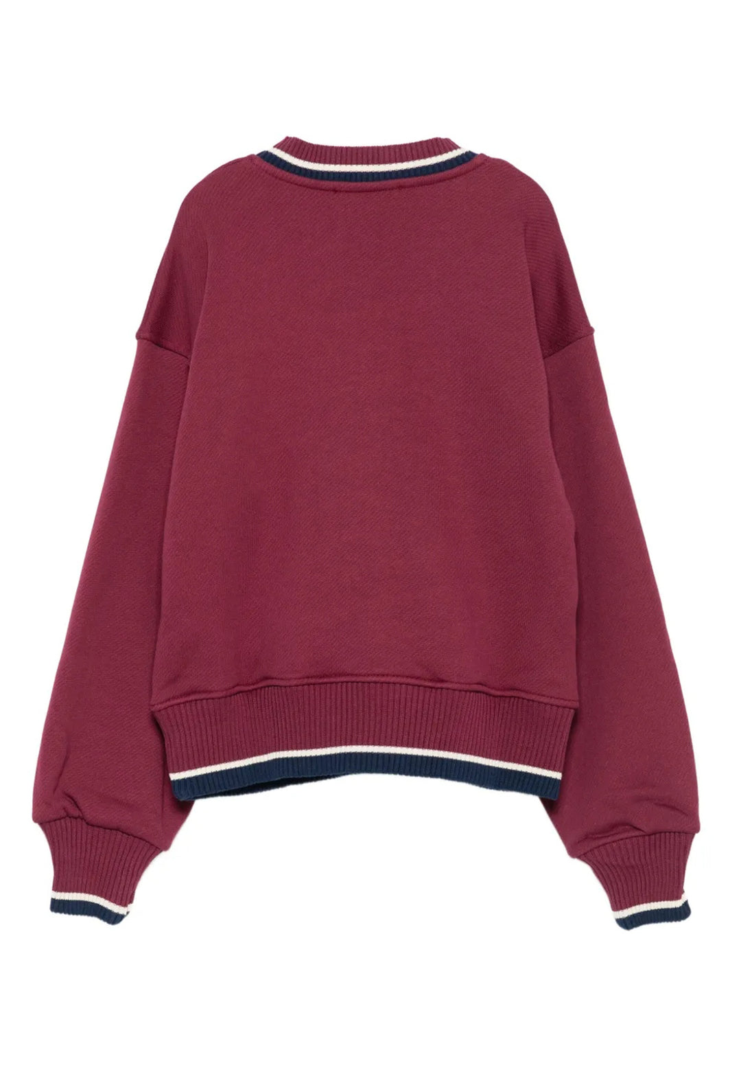 Felpa bordeaux per bambina