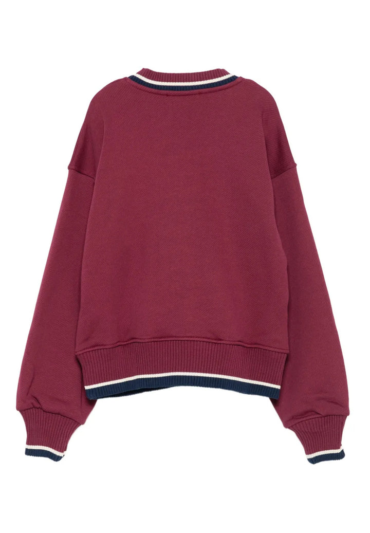Felpa bordeaux per bambina