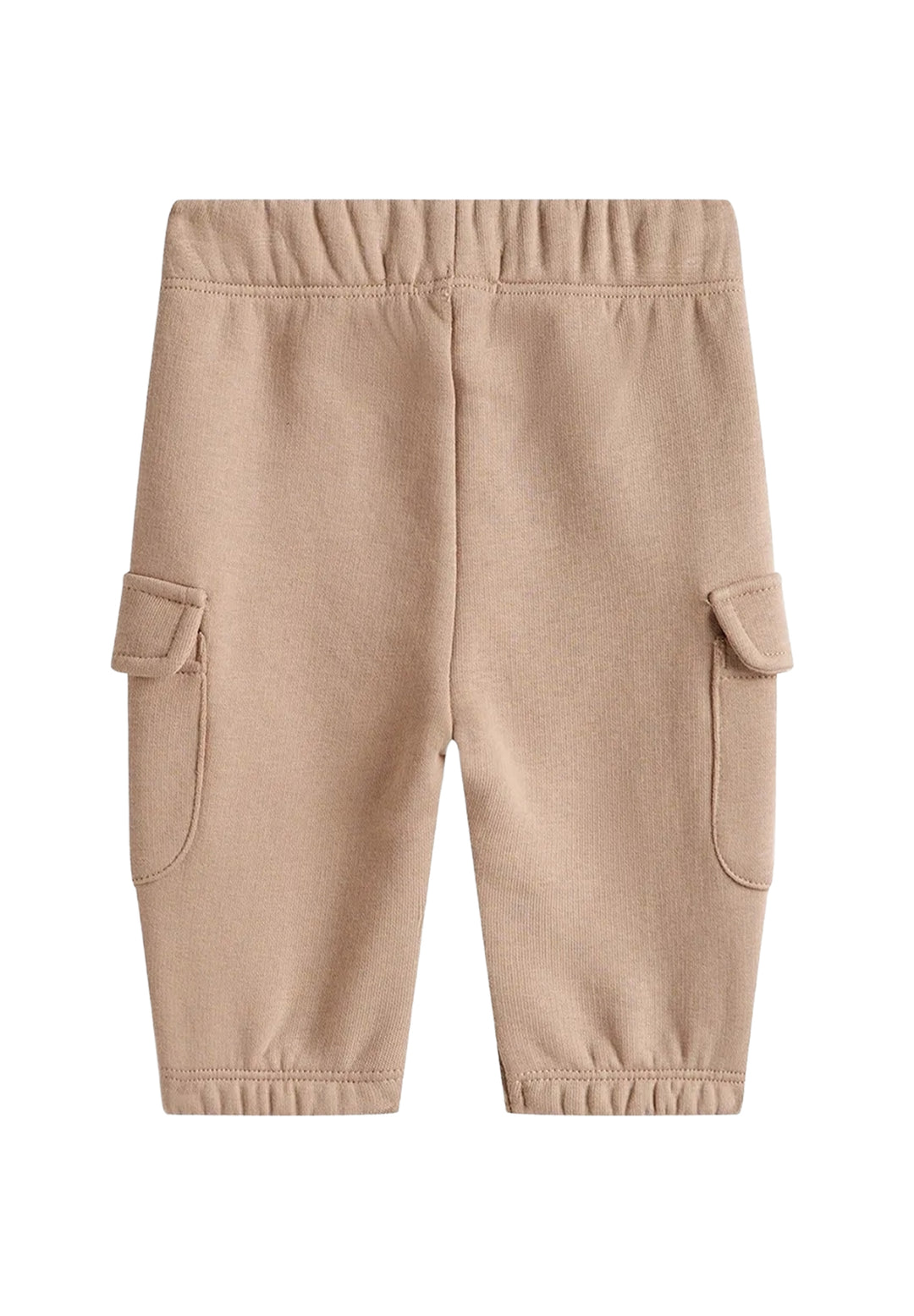 Pantalone felpa beige per neonato