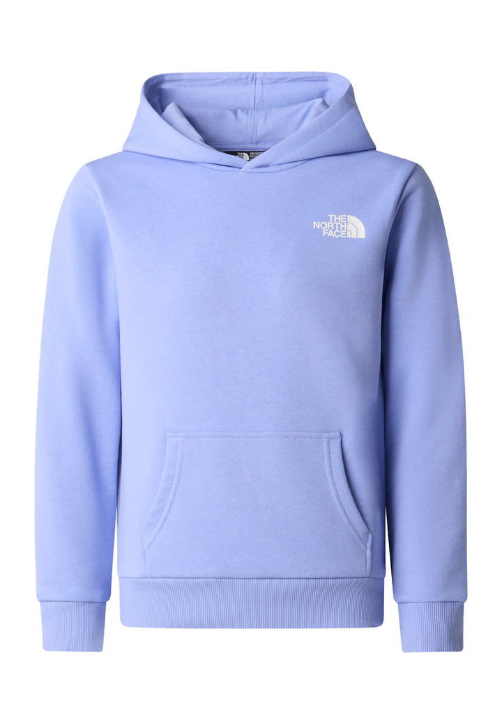 Felpa cappuccio lilla per bambina