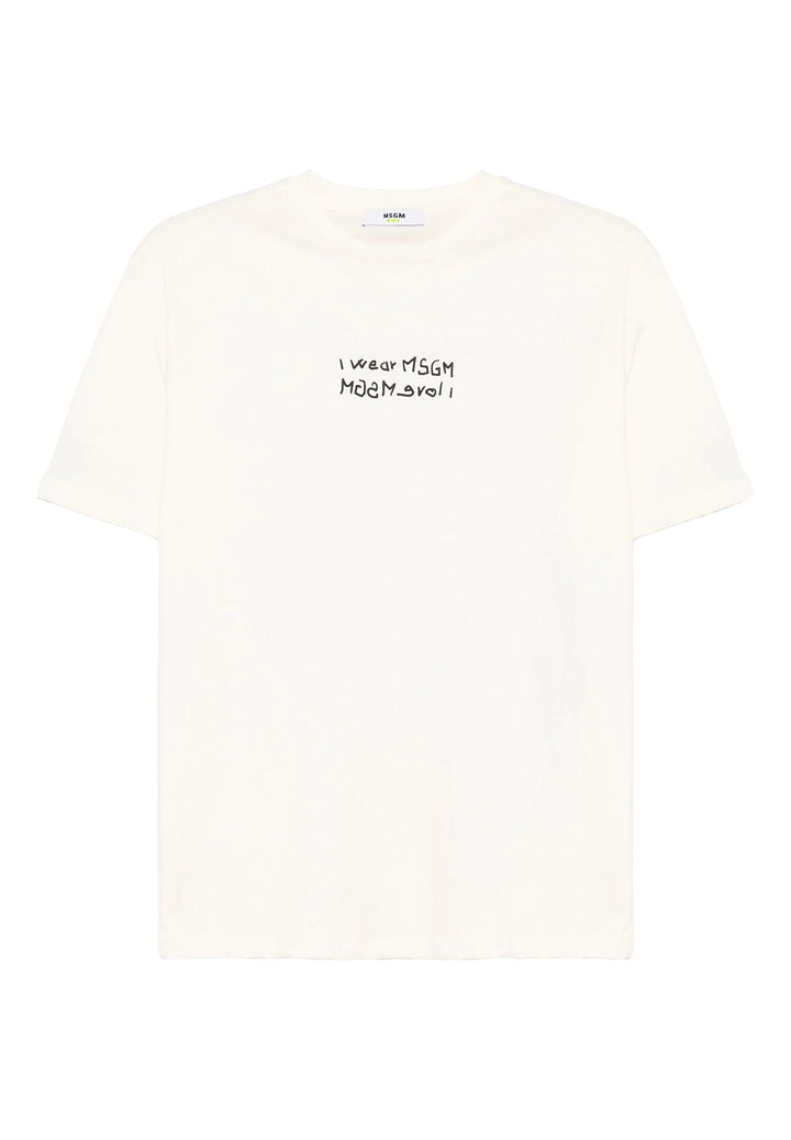 T-shirt crema per bambino