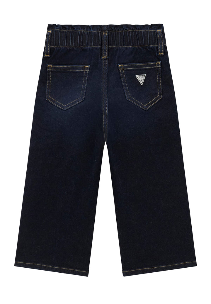 Pantalone blu denim scuro per bambina