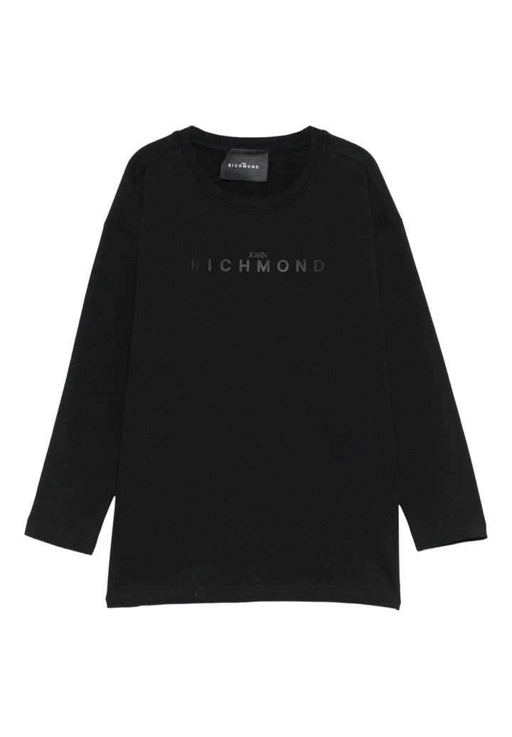 T-shirt nera per bambino