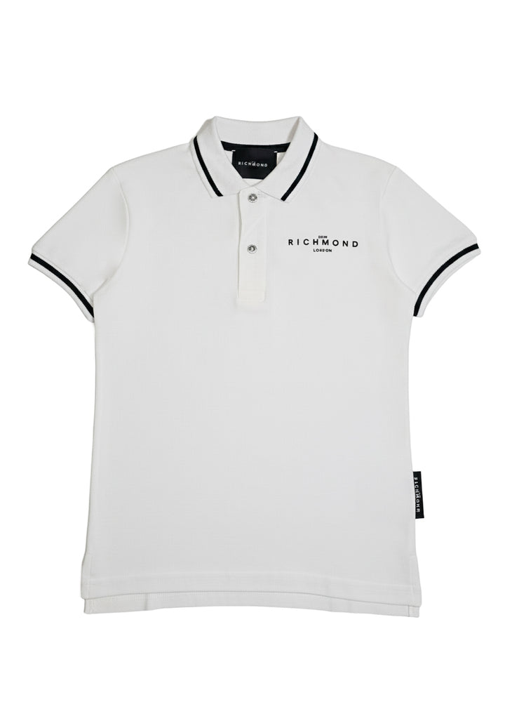 Polo bianca per bambino