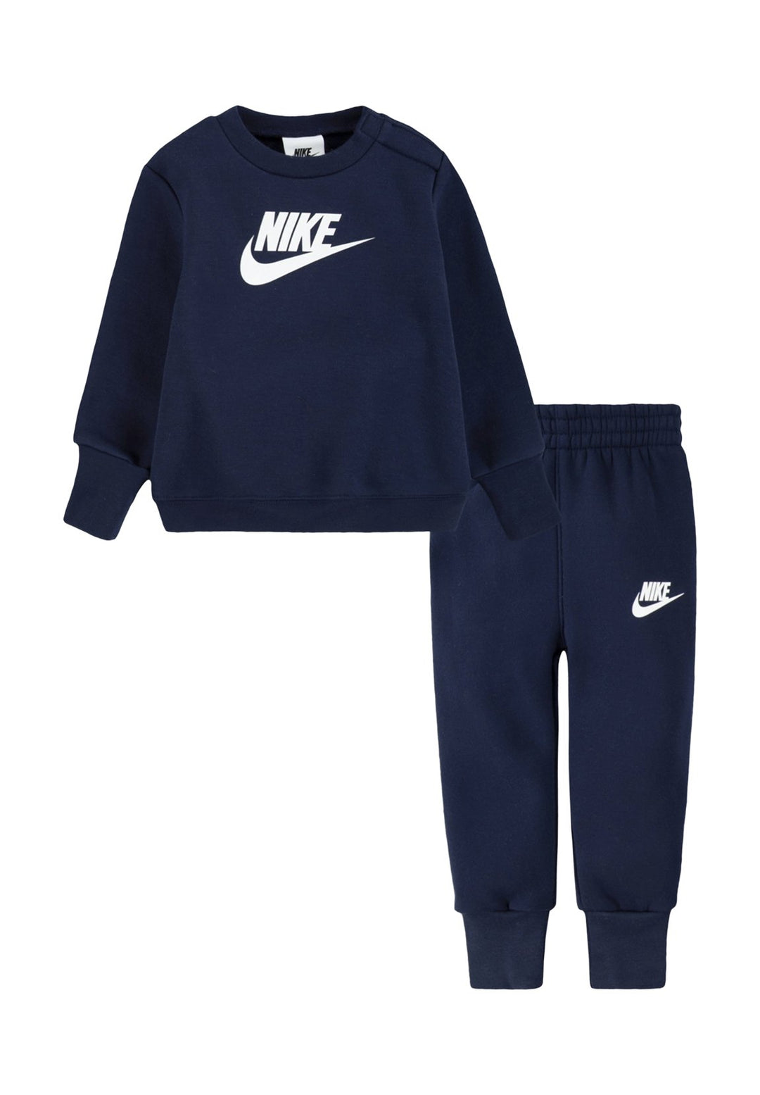 Completo felpa blu navy per neonato