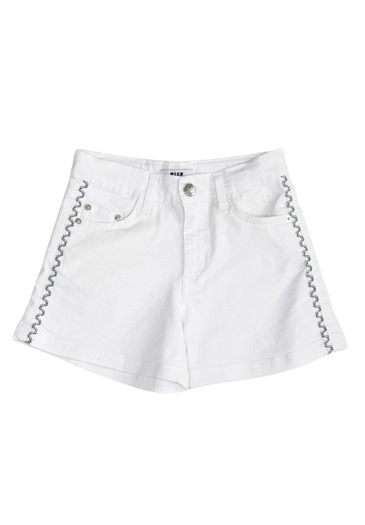 Short bianco per bambina