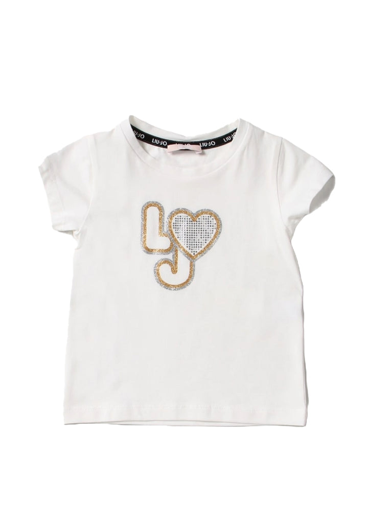 T-shirt bianca per neonata - Primamoda kids