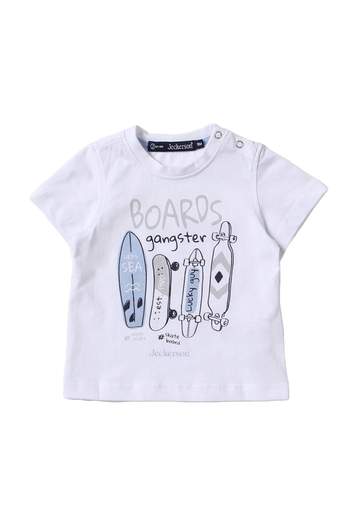 T-shirt bianco per bambino - Primamoda kids