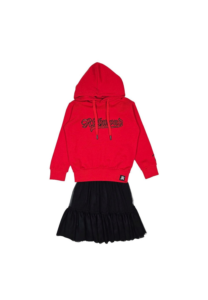 Vestito rosso-nero per bambina - Primamoda kids