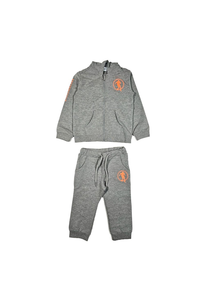 Completo felpa grigio per neonato - Primamoda kids