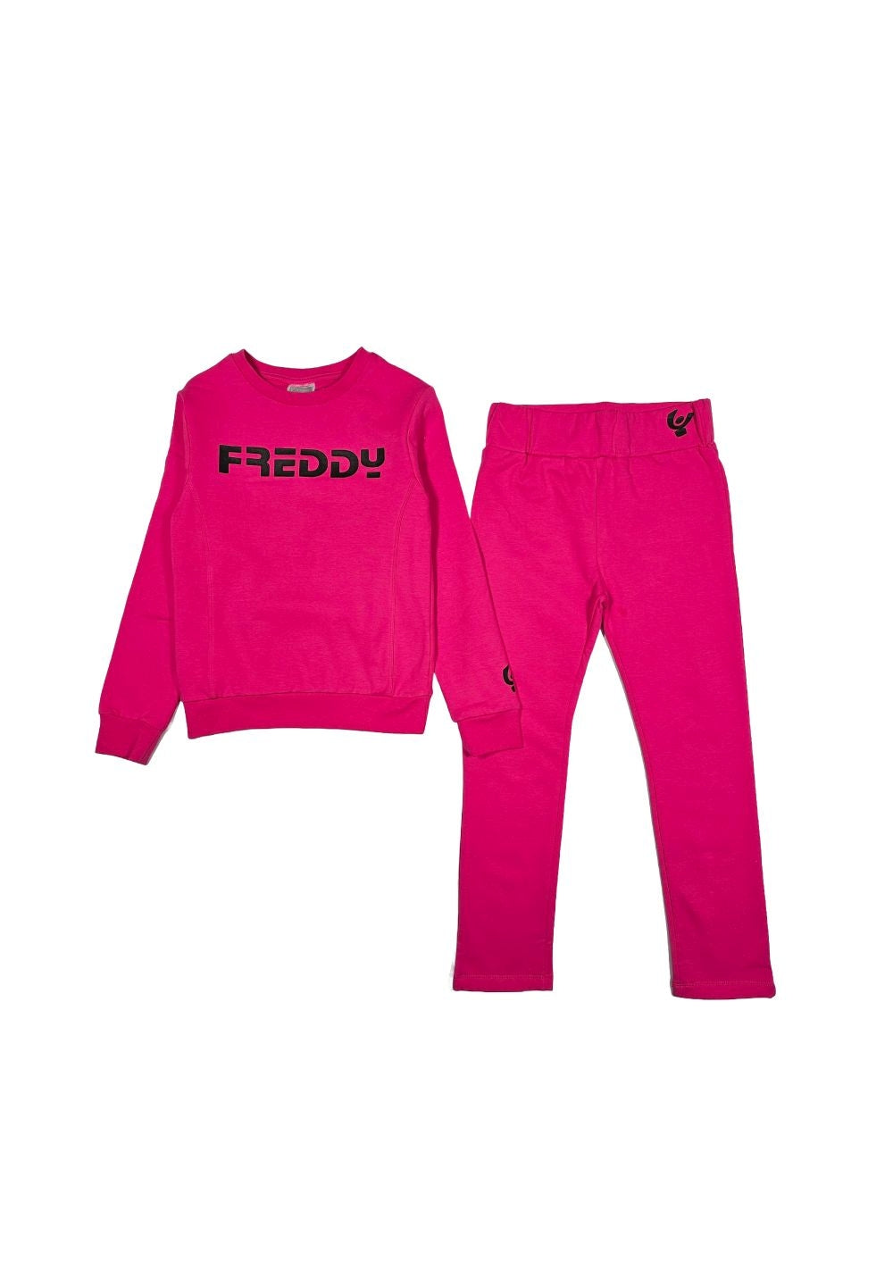 Completo felpa fuxia per bambina - Primamoda kids