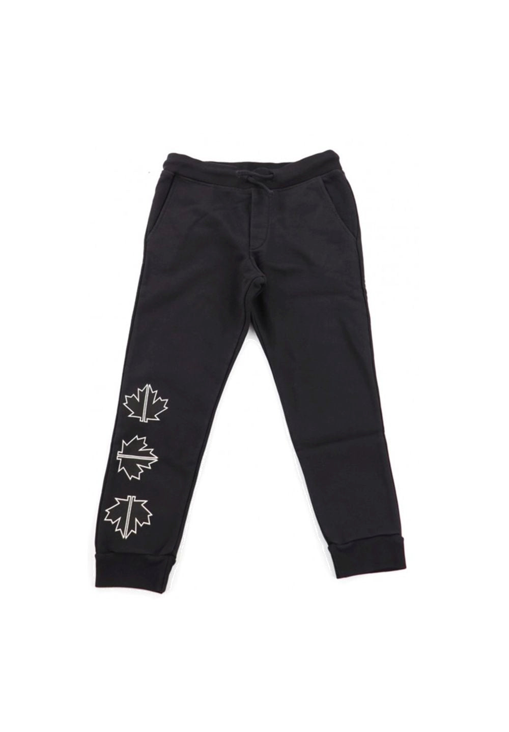 Pantalone felpa nero per bambino - Primamoda kids