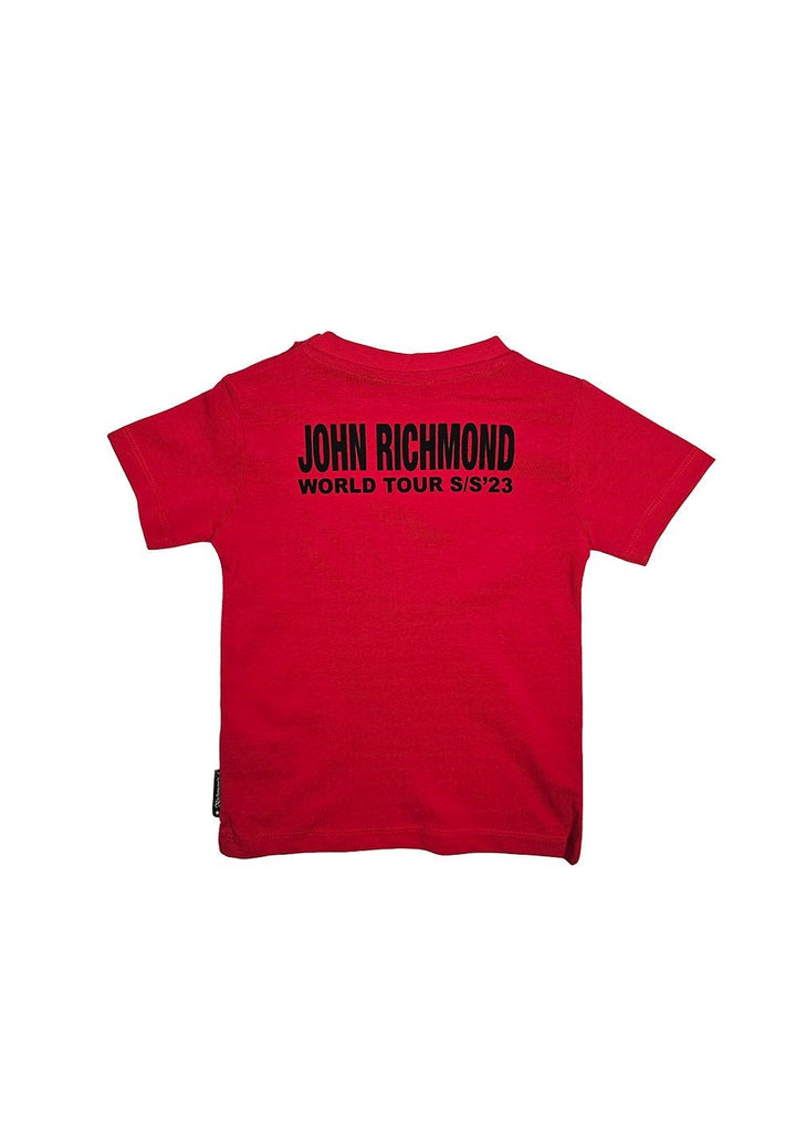 T-shirt rossa per neonato