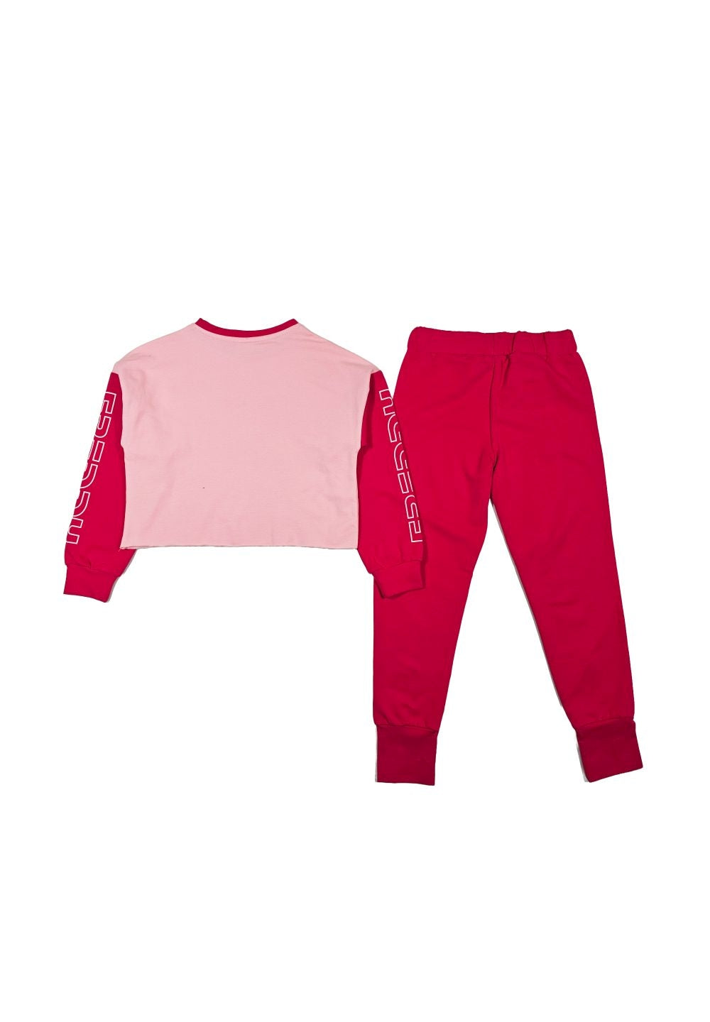 Completo felpa fuxia per bambina - Primamoda kids