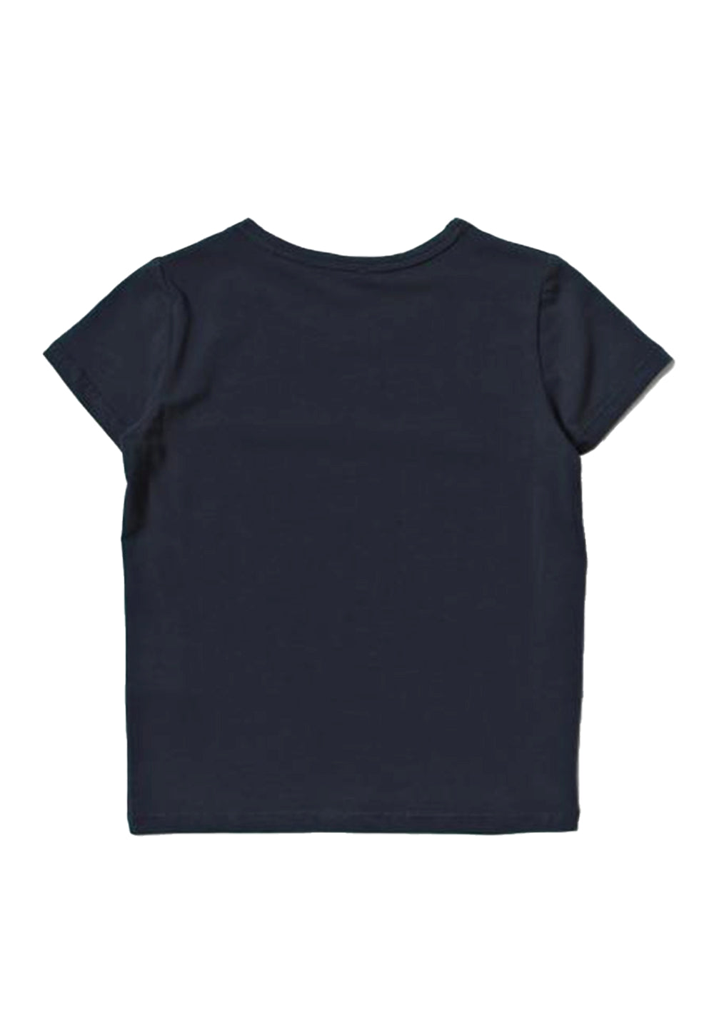 T-shirt blu navy-oro per bambina - Primamoda kids