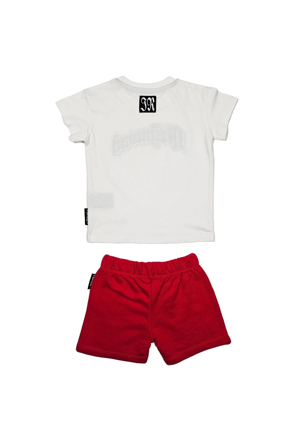 Completo bianco-rosso per bambino - Primamoda kids