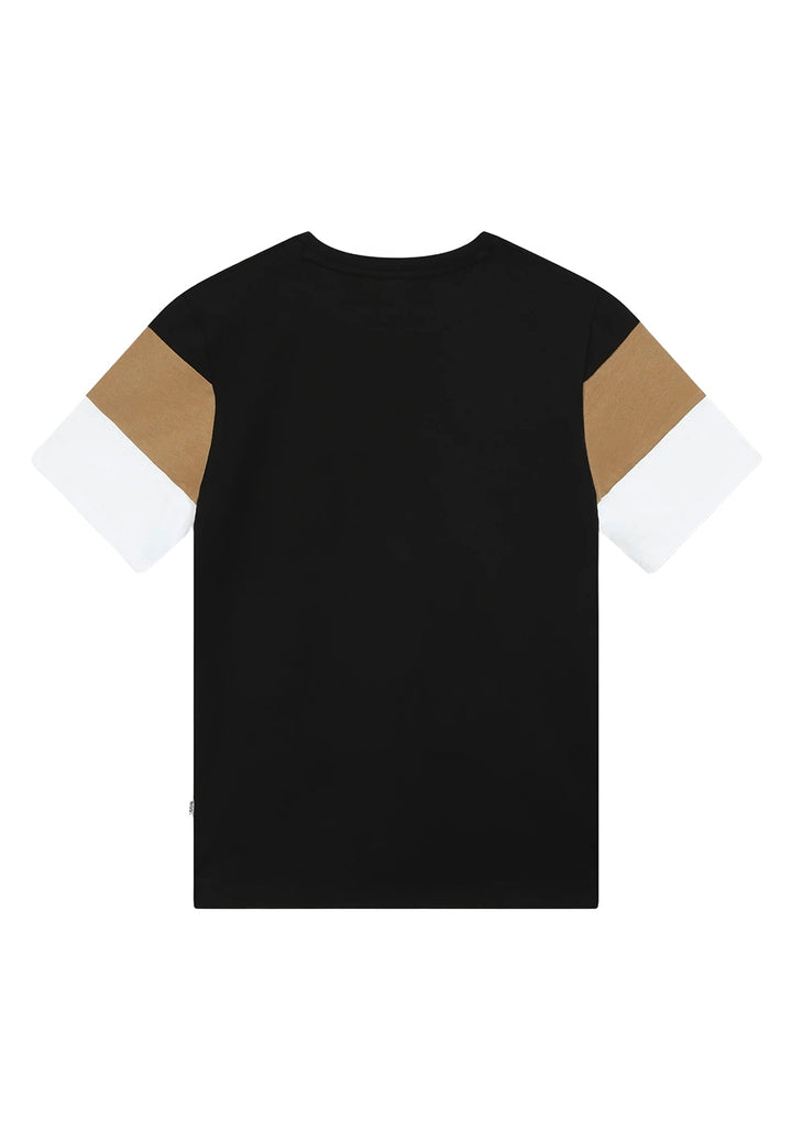 T-shirt nera per bambino - Primamoda kids