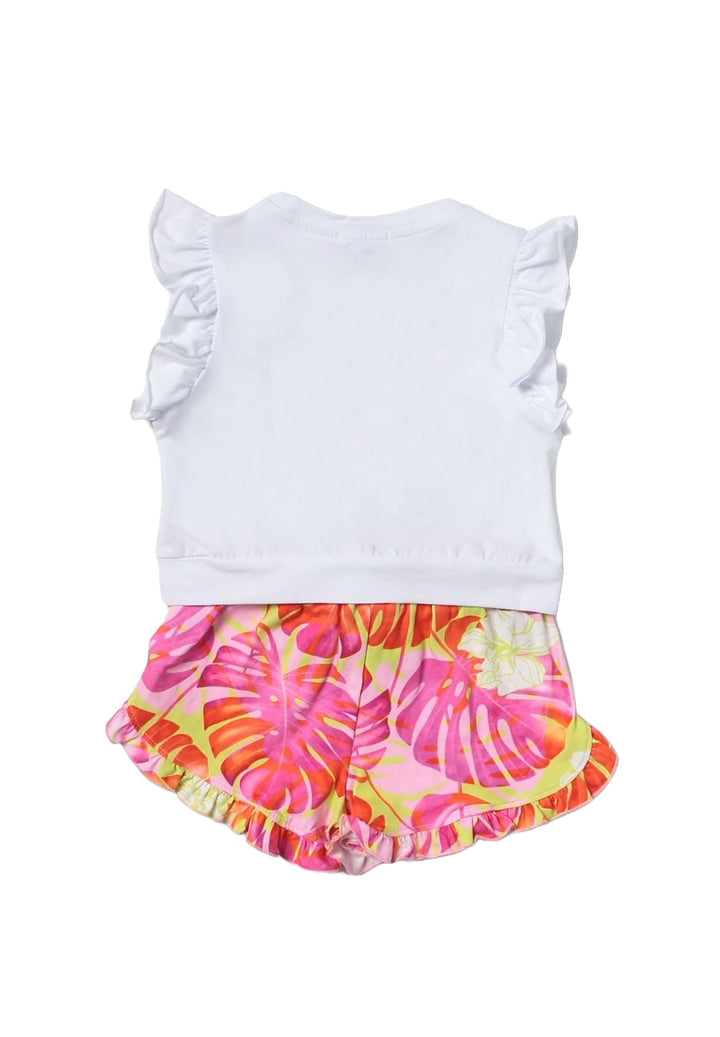 Completo bianco per bambina - Primamoda kids