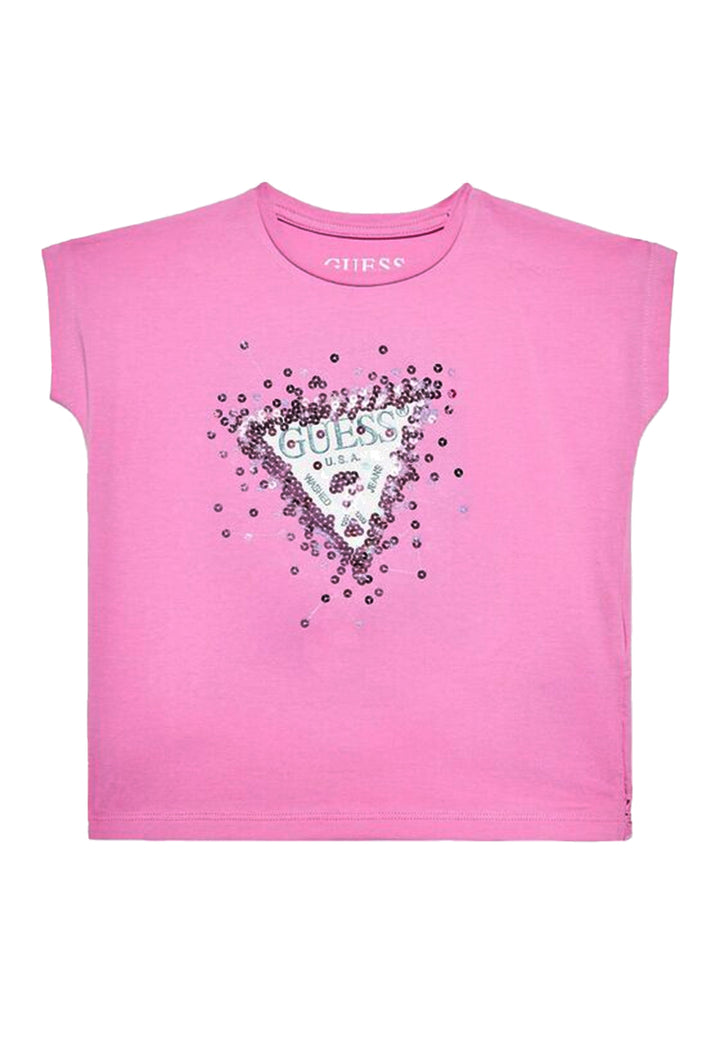 T-shirt fuxia per bambina - Primamoda kids