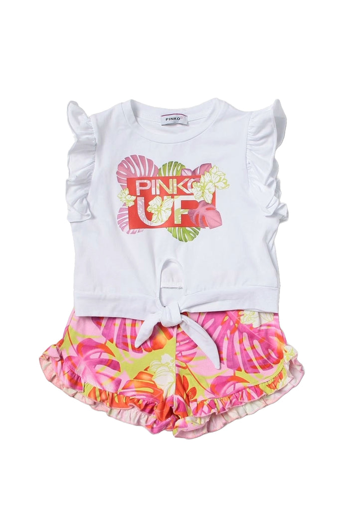 Completo bianco per bambina - Primamoda kids