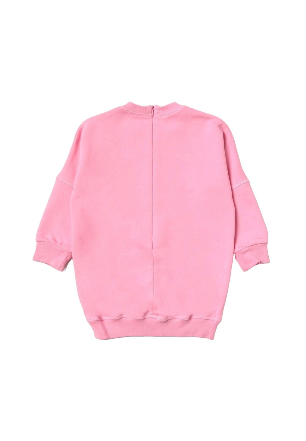 Vestito felpa rosa per bambina - Primamoda kids