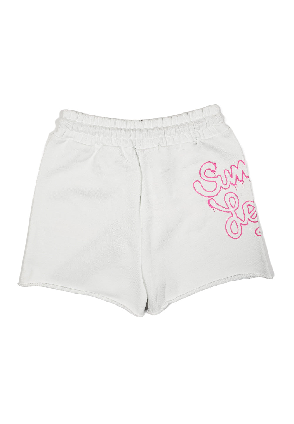 Short felpa bianco per bambina - Primamoda kids