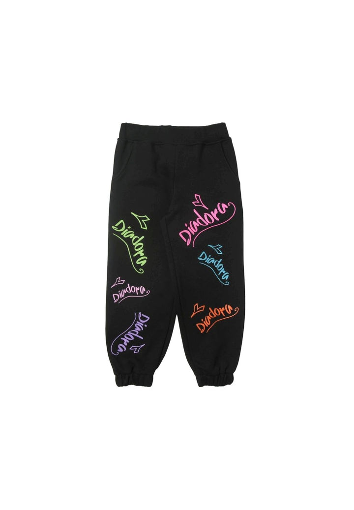 Pantalone felpa nero per bambina - Primamoda kids