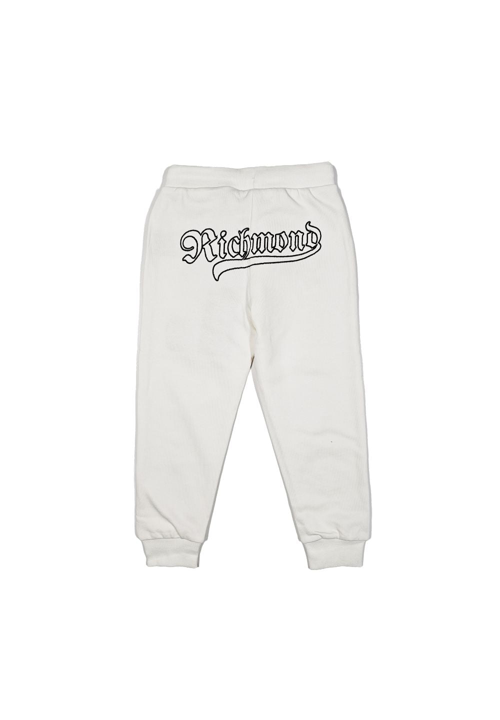 Pantalone felpa bianco per neonato - Primamoda kids