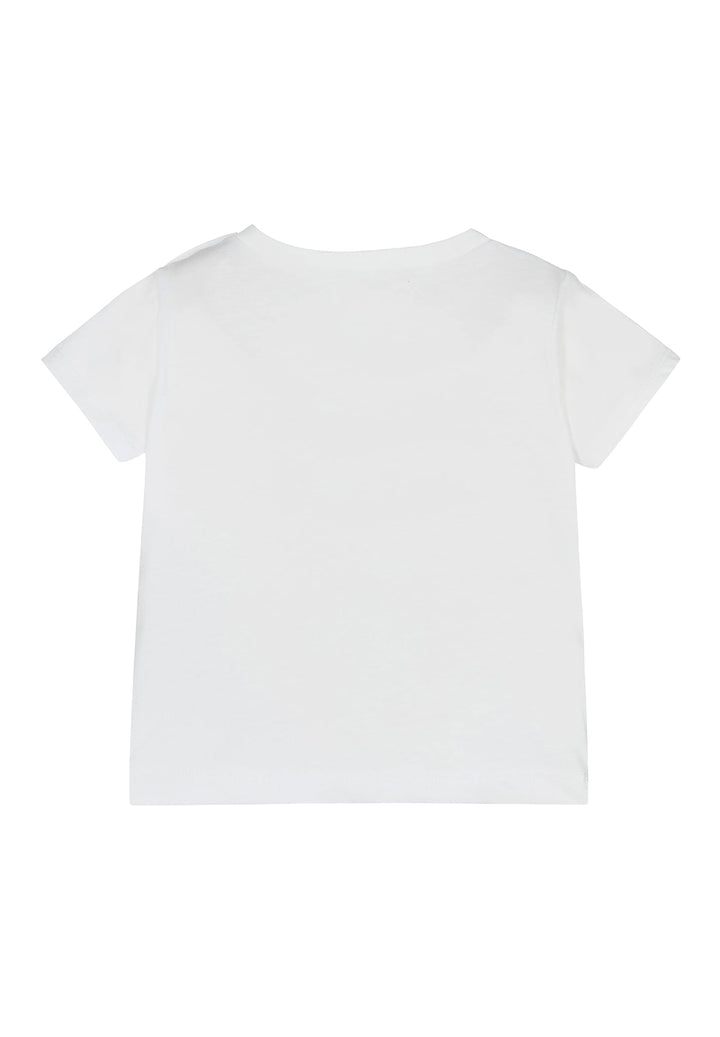 T-shirt bianca per neonato