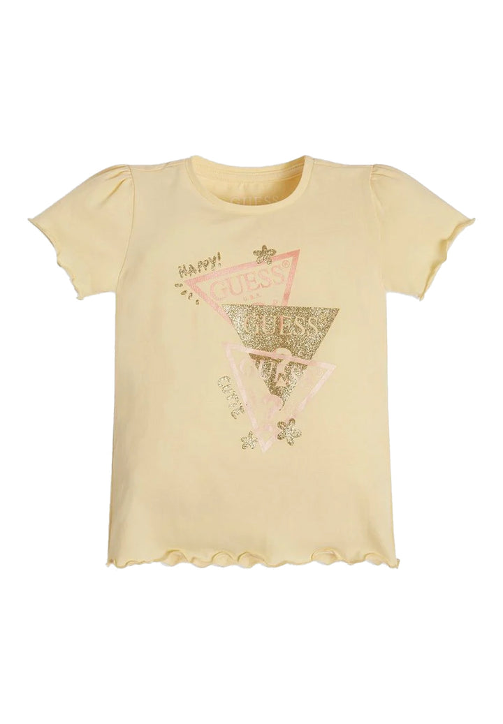 T-shirt gialla per bambina - Primamoda kids