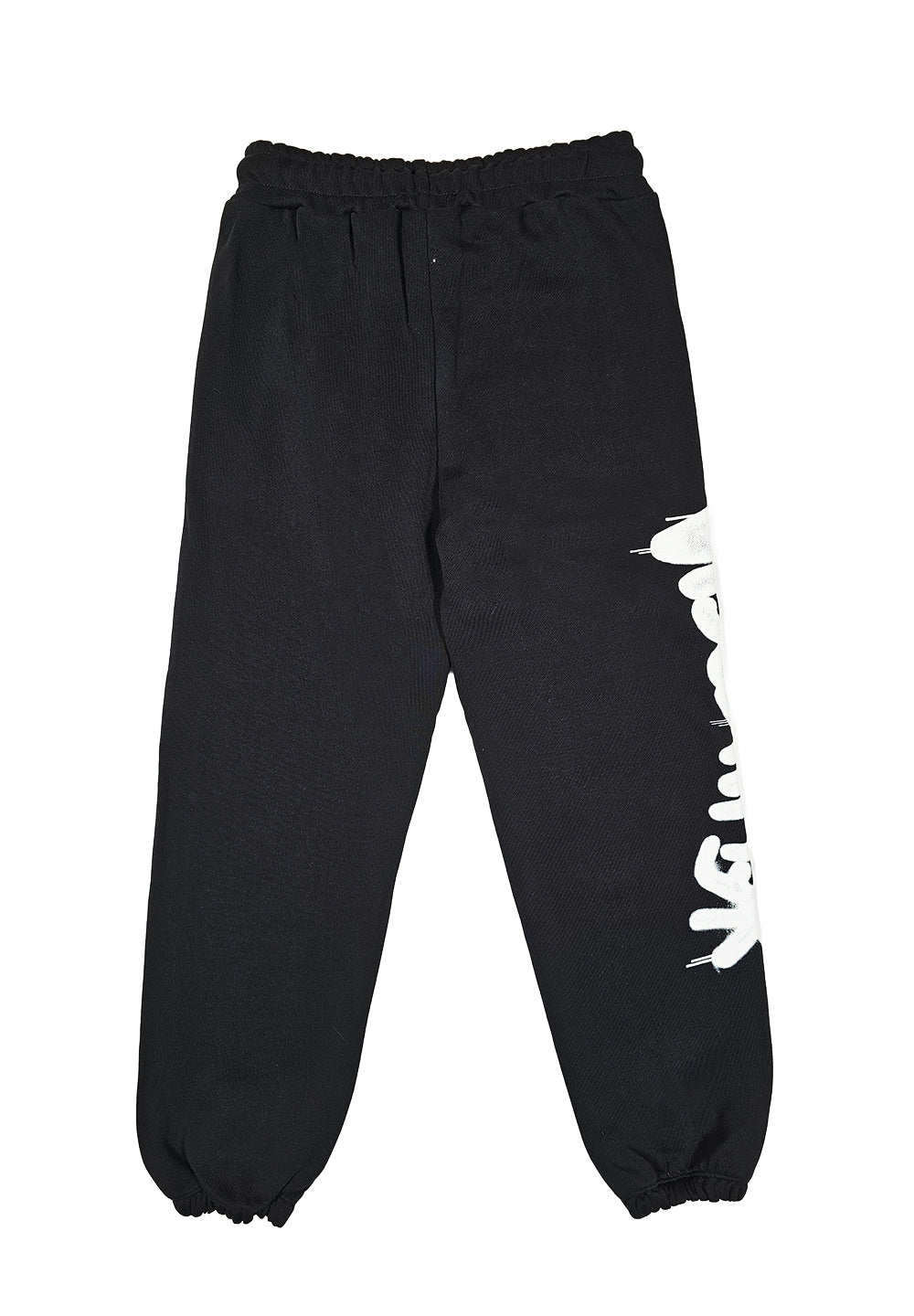 Pantalone felpa nero per bambina - Primamoda kids