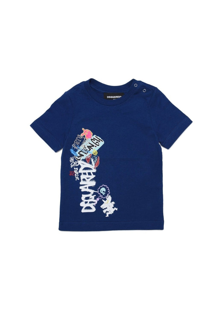 T-shirt blu per neonato - Primamoda kids