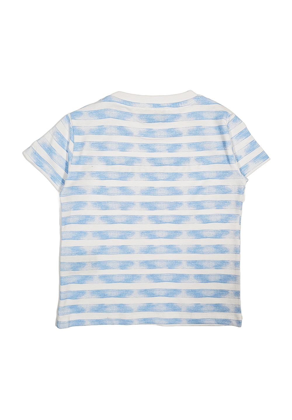 T-shirt bianco-celeste per bambino - Primamoda kids