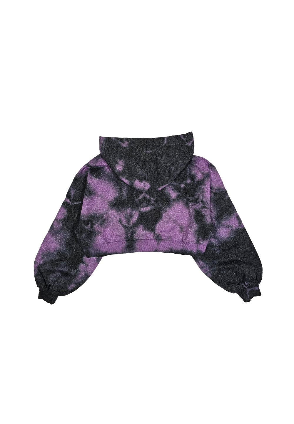 Felpa cropped viola per bambina - Primamoda kids