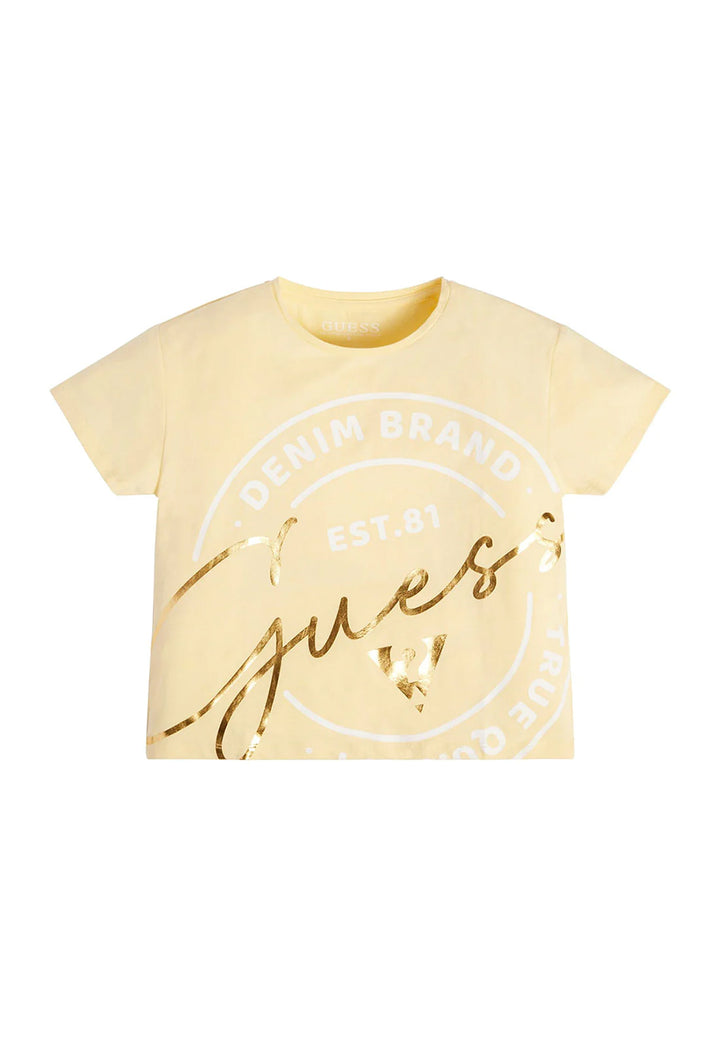 T-shirt gialla per bambina - Primamoda kids