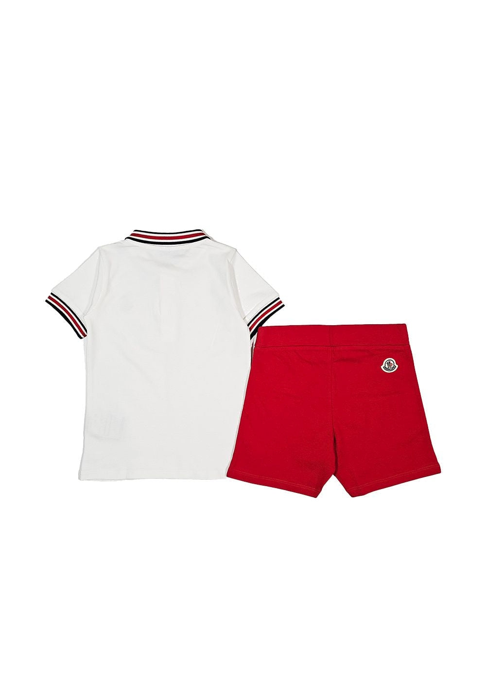 Completo bianco-rosso per neonato - Primamoda kids