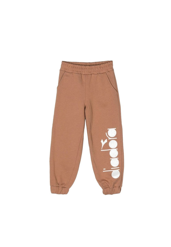 Pantalone felpa marrone per bambina - Primamoda kids