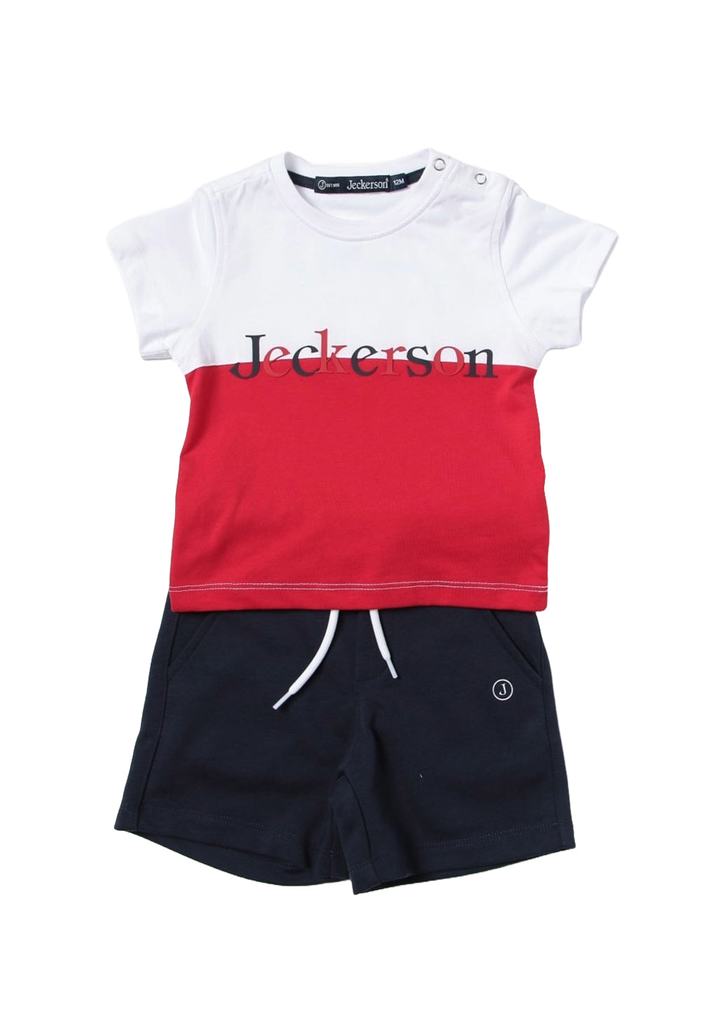 Completo bianco-blu per bambino - Primamoda kids