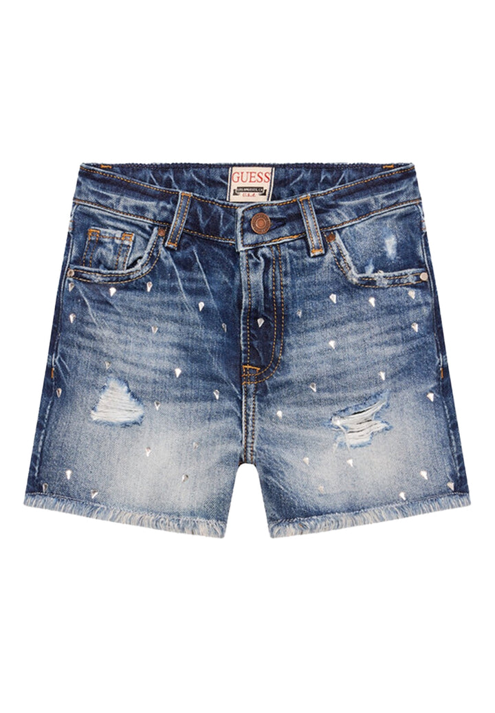 Short blu denim per bambina - Primamoda kids