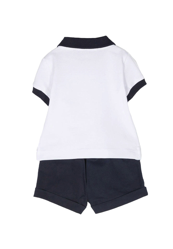 Completo bianco-blu per bambino - Primamoda kids