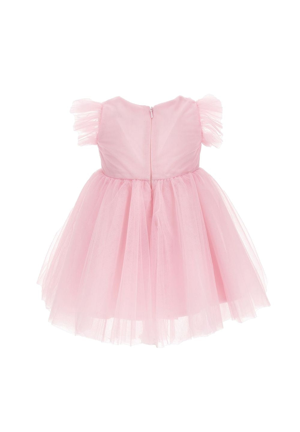 Vestito tulle rosa per neonata - Primamoda kids