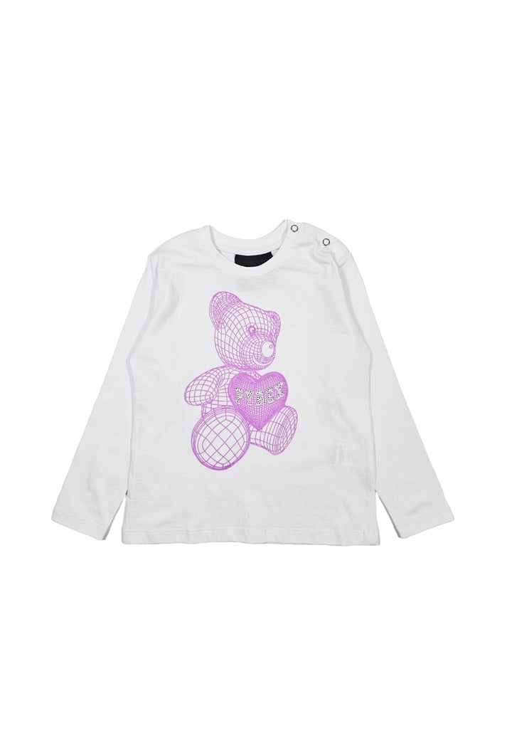 T-shirt bianca per neonata - Primamoda kids