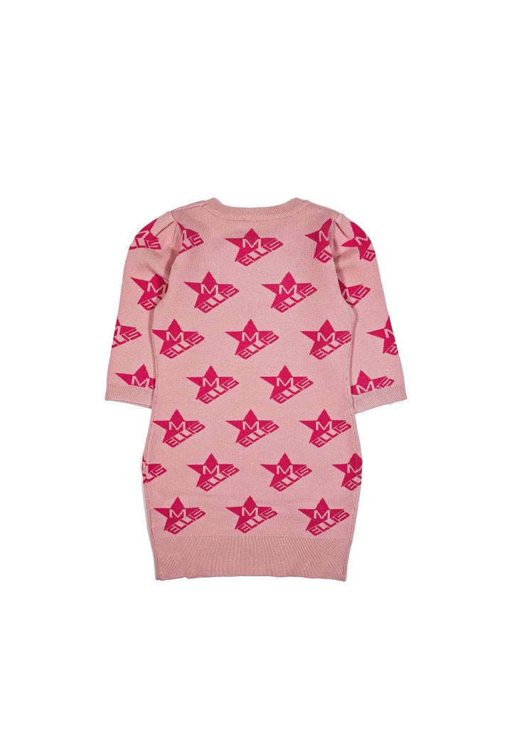 Vestito maglia rosa per bambina - Primamoda kids